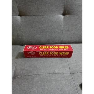 Vintage Weis Quality Clear Food Wrap NOS 200sq Ft New
